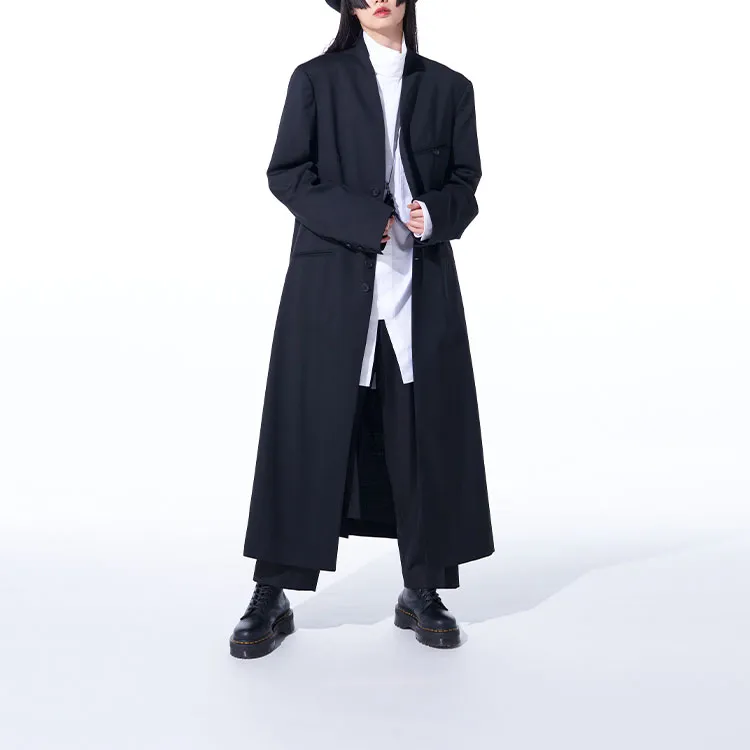 Yohji Yamamoto S'YTE Coats Unisex Black-4