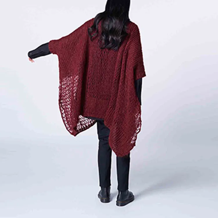 Yohji Yamamoto Ground Y FW23 Fall And Winter Collection Knitwear Women's New Year Red-3
