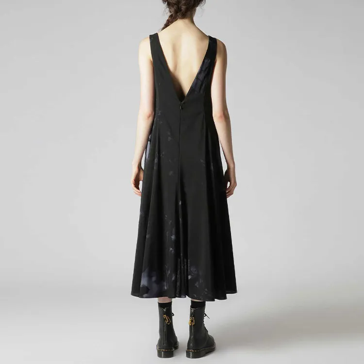 Yohji Yamamoto Y's Sleeveless Dress Women's Blue-3
