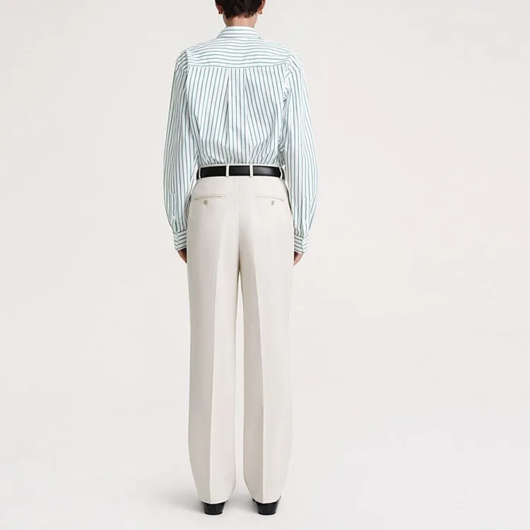 TOTEME Stripe Detailed Buttoned Shirt-2