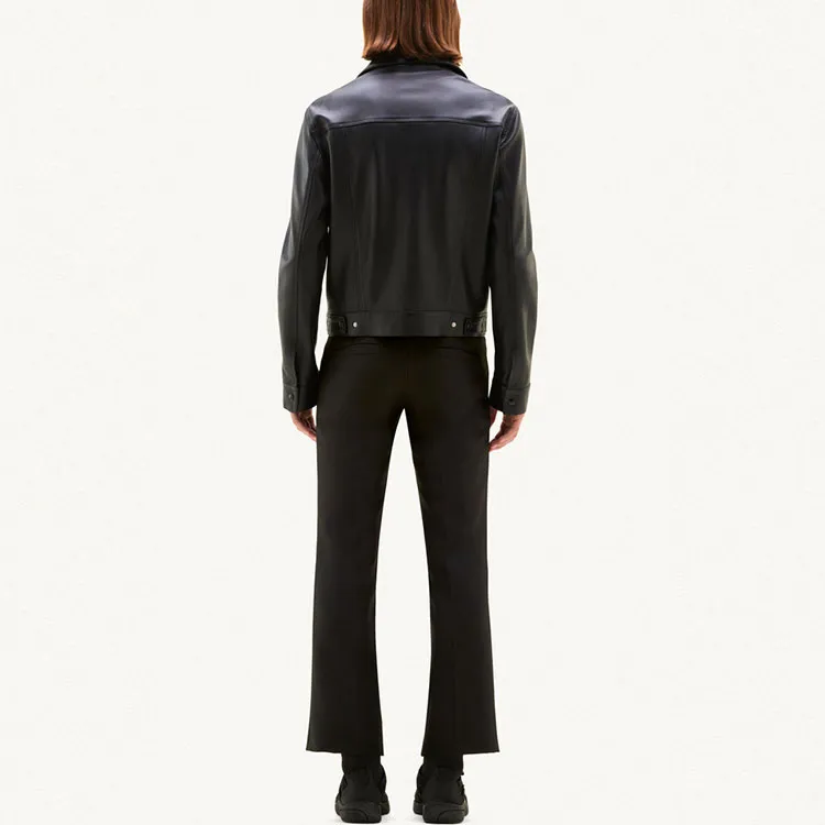 COURREGES Leather Shirt Jacket-1