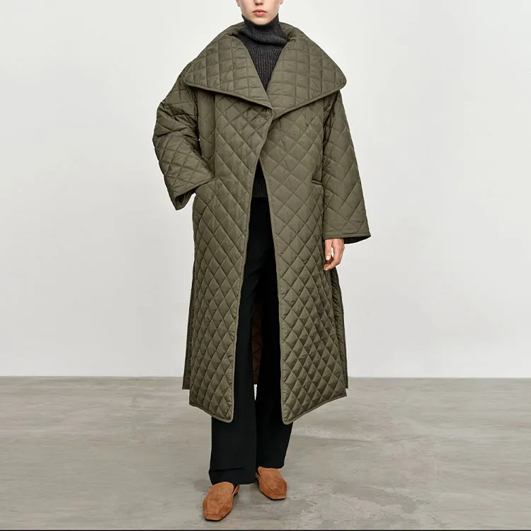 Toteme Diamond-quilted Recycled-polyester Coat-1