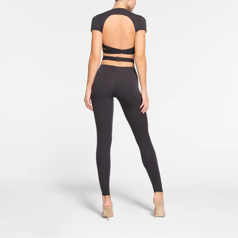 SKIMS FITS EVERYBODY WRAP LEGGING Leggings Women's ONYX/Onyx-1