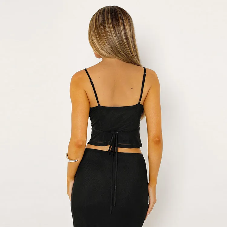 Tiger Mist KATINA CAMI Tank Tops Women's Black-2