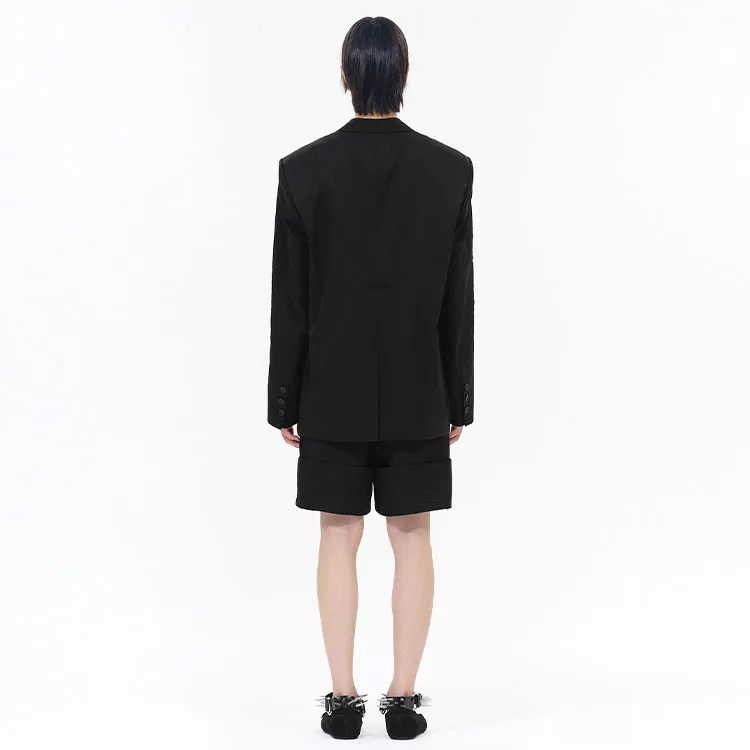 WE11DONE SS24 Casual Shorts Men's Black-3