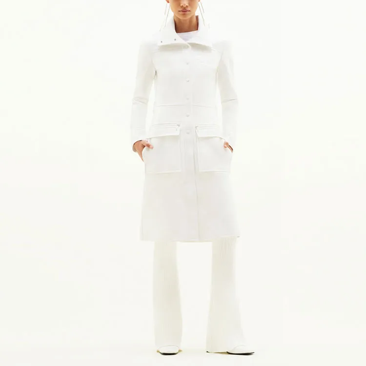 COURREGES Belted Trench Coat-1