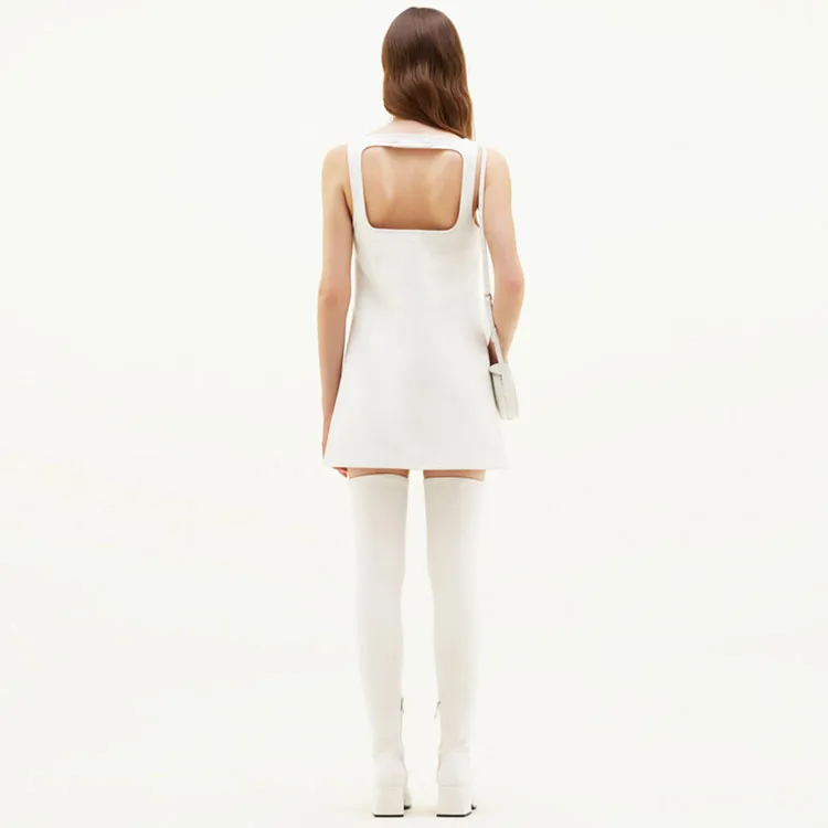 COURREGES Reedition Vinyl Mini Dress-2