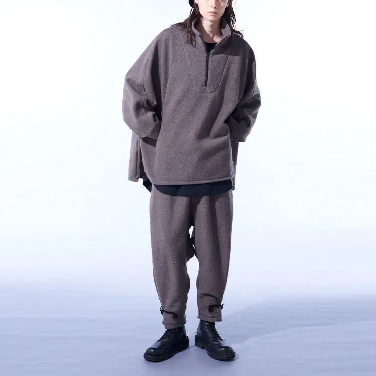 Yohji Yamamoto Casual Pants Unisex Gray-3