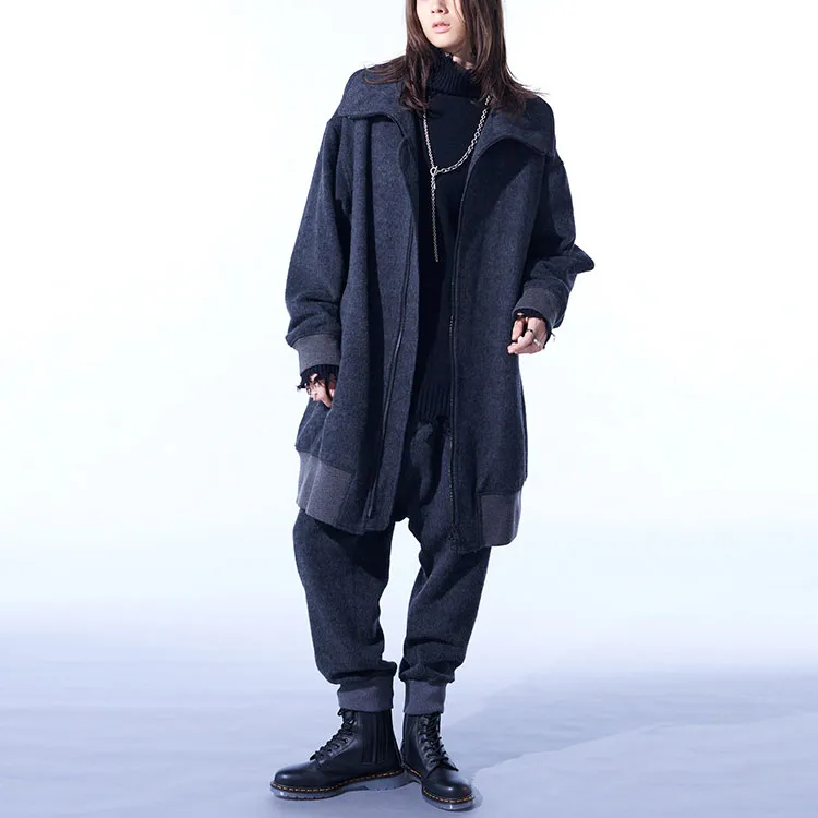 Yohji Yamamoto Coat Unisex Gray-3