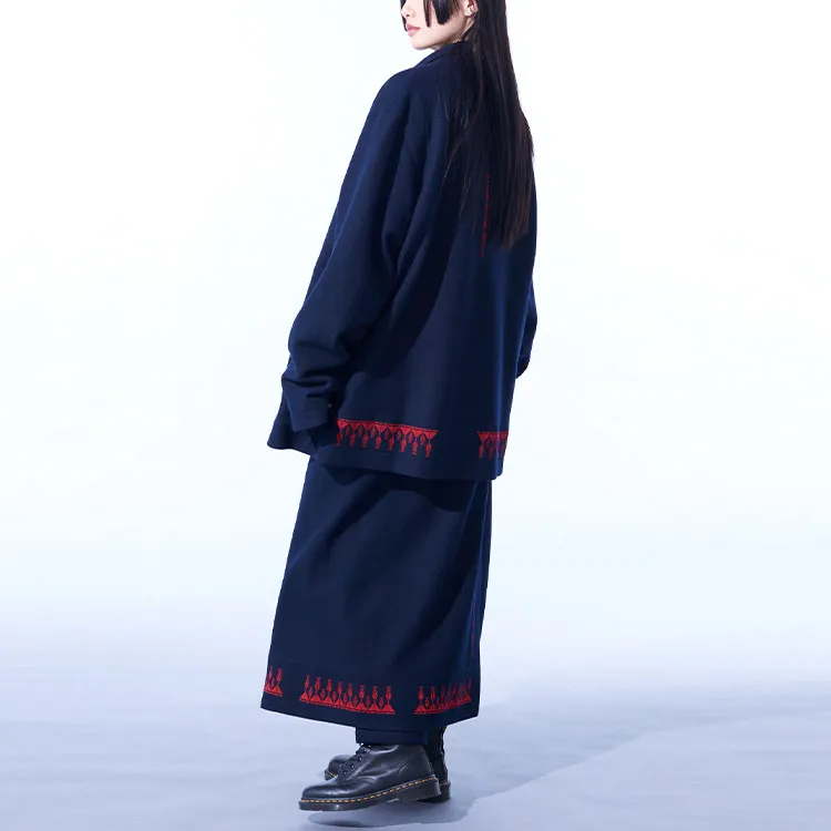 Yohji Yamamoto Casual Pants Unisex Marine Blue-5