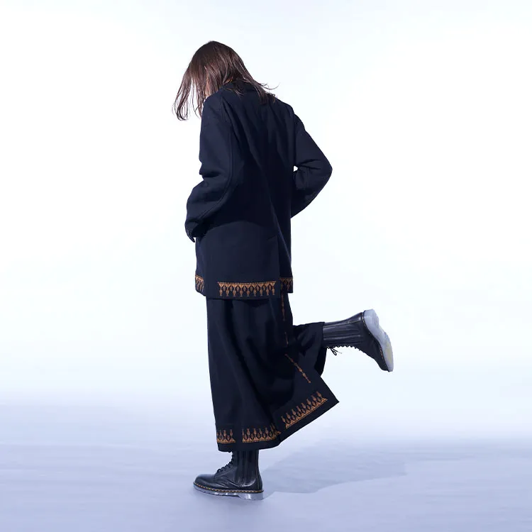 Yohji Yamamoto Casual Pants Unisex Black-5