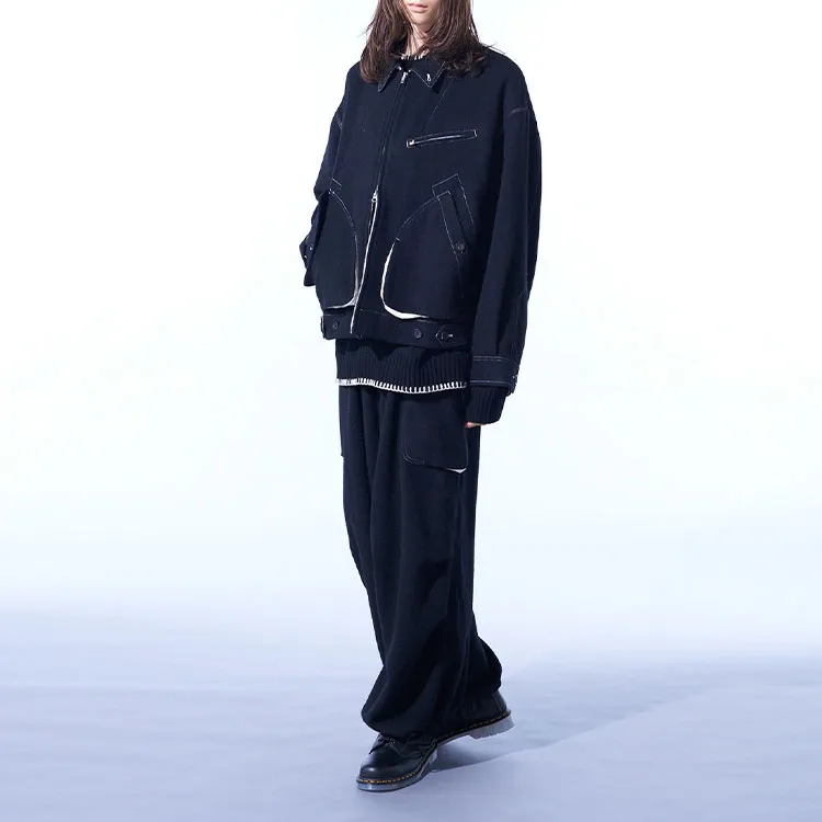 Yohji Yamamoto Cargo Pants Unisex Black-5