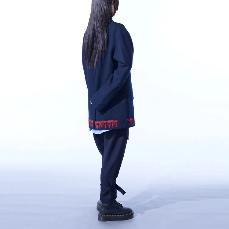 Yohji Yamamoto Business Suit Unisex Marine Blue-4