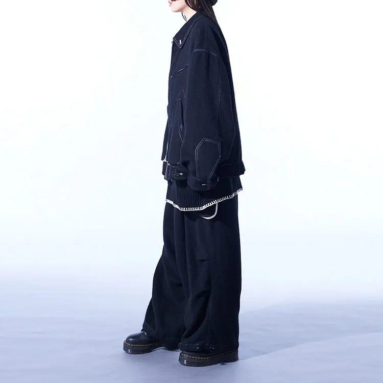 Yohji Yamamoto Cargo Pants Unisex Black-7