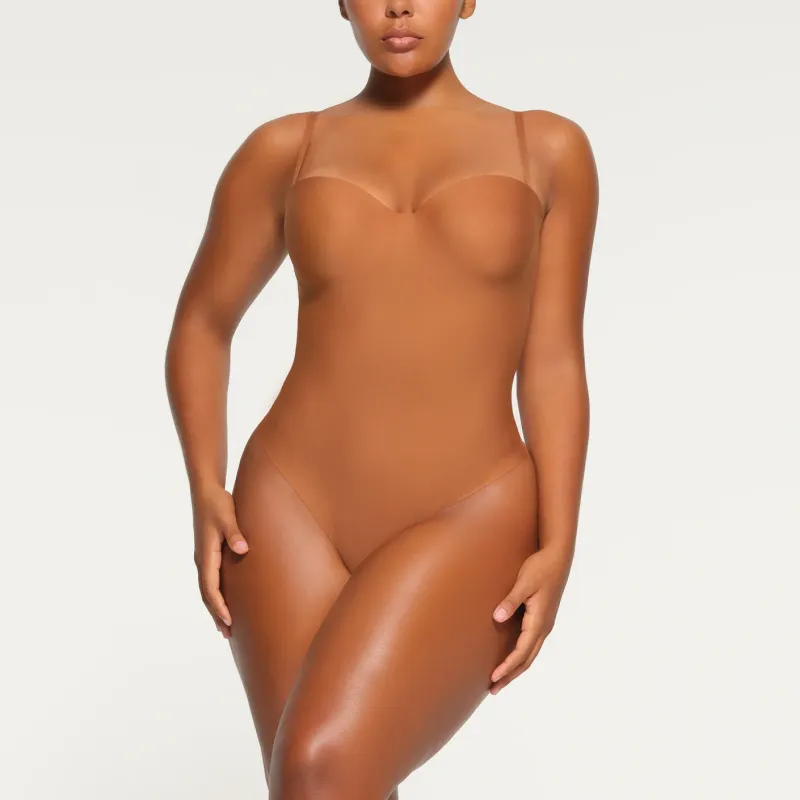 SKIMS BODY UNDERWIRE THONG BODYSUIT Jumpsuit Women's BRONZE/Bronze-1