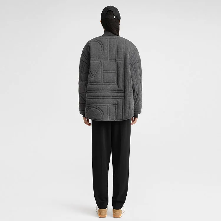 TOTEME SS24 Jackets Coats Women's Heather Gray-2
