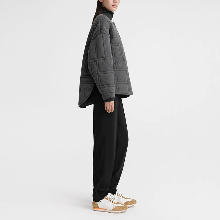 TOTEME SS24 Jackets Coats Women's Heather Gray-3