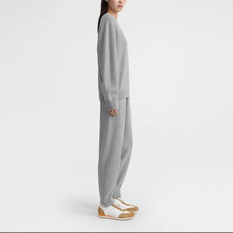 TOTEME SS24 Sweater Women's Heather Gray-3