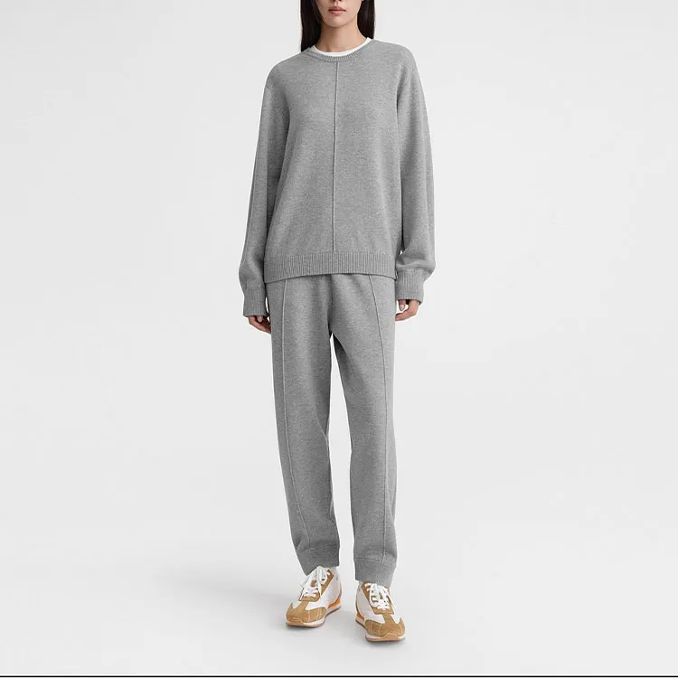 TOTEME SS24 Sweater Women's Heather Gray-1