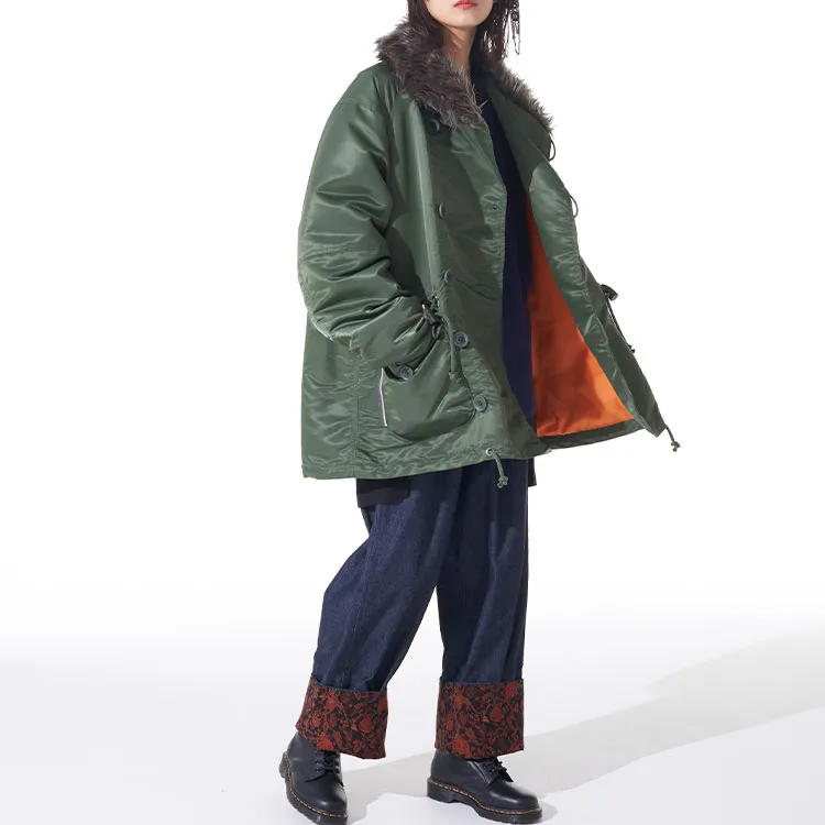 Yohji Yamamoto Coats Unisex Khaki-5