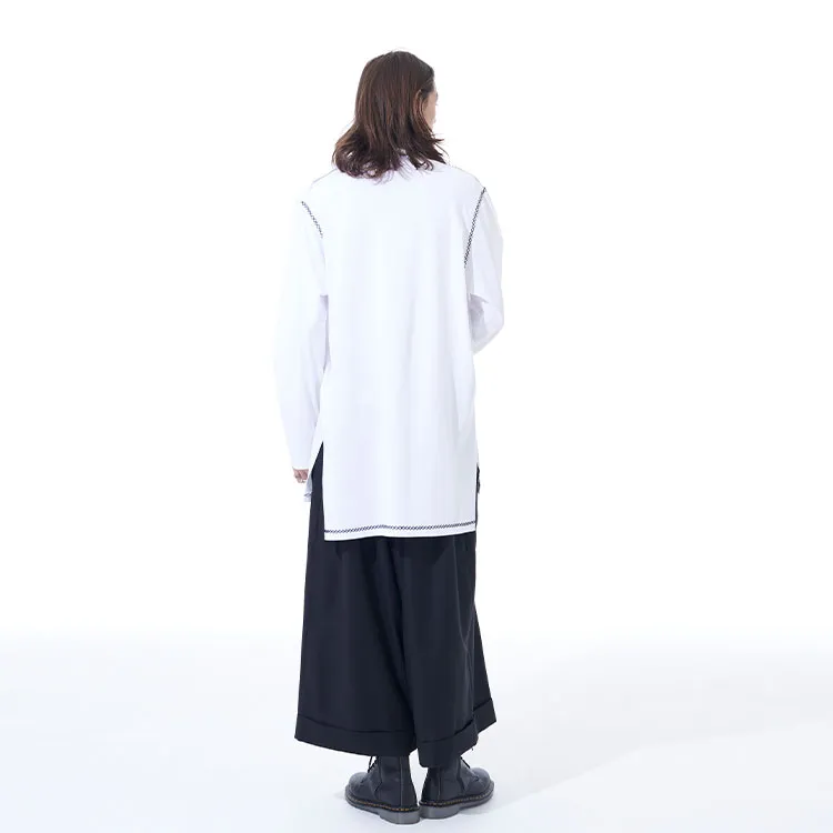 Yohji Yamamoto Casual Pants Unisex Black-4