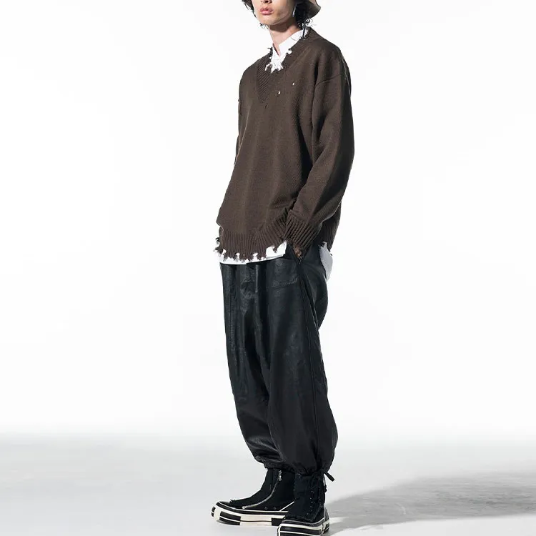 Yohji Yamamoto Sweater Unisex Khaki-4