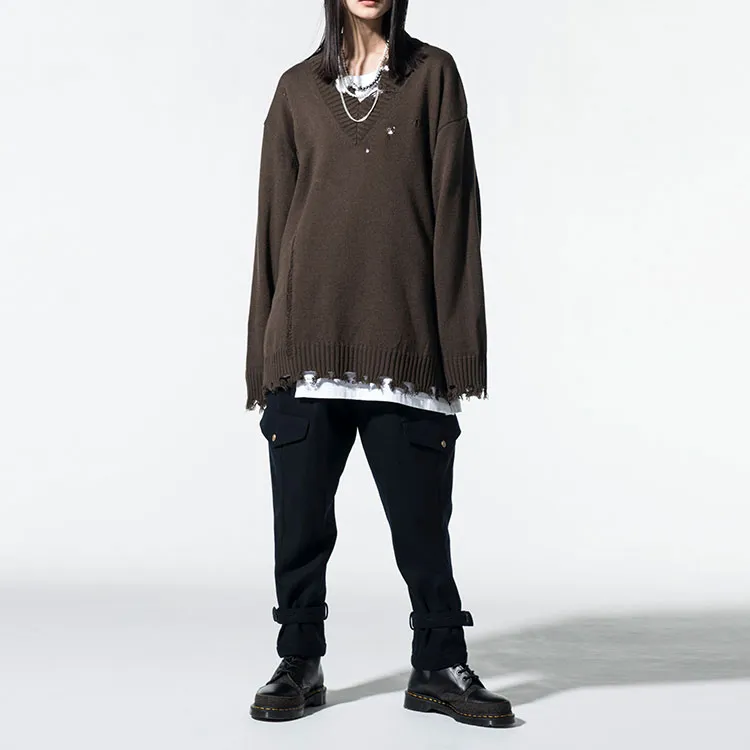 Yohji Yamamoto Sweater Unisex Khaki-2