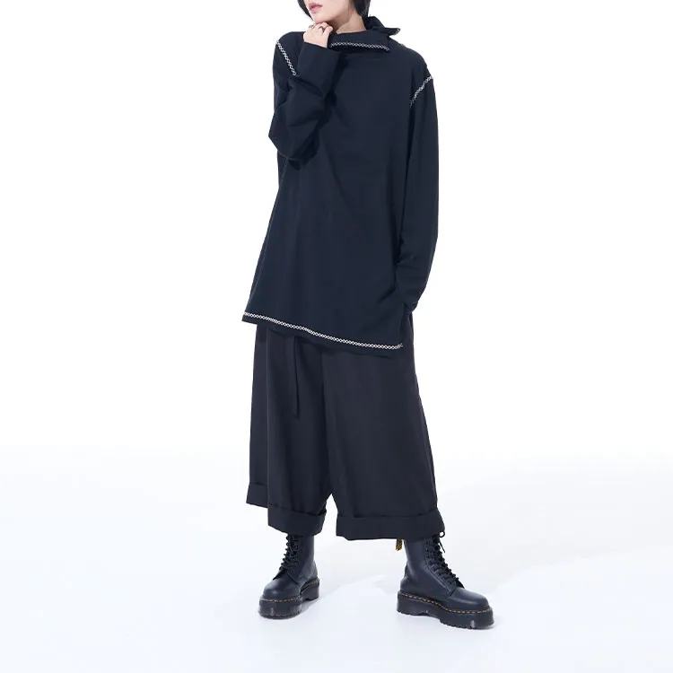 Yohji Yamamoto Casual Pants Unisex Black-2