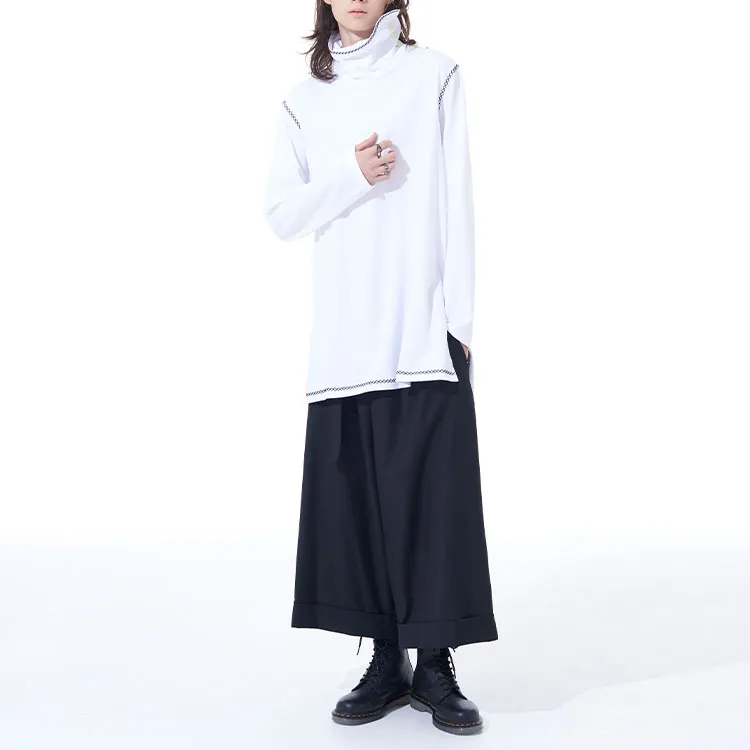 Yohji Yamamoto Casual Pants Unisex Black-3
