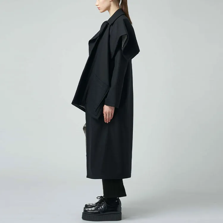 Yohji Yamamoto Coats Women's Black-4