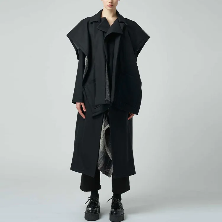 Yohji Yamamoto Coats Women's Black-2