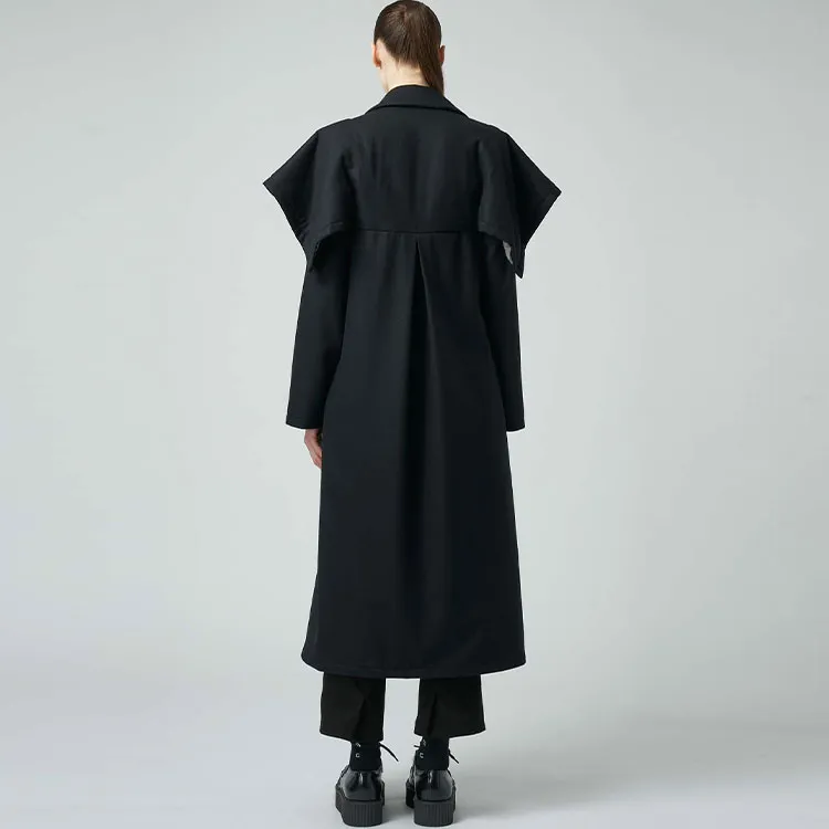 Yohji Yamamoto Coats Women's Black-3