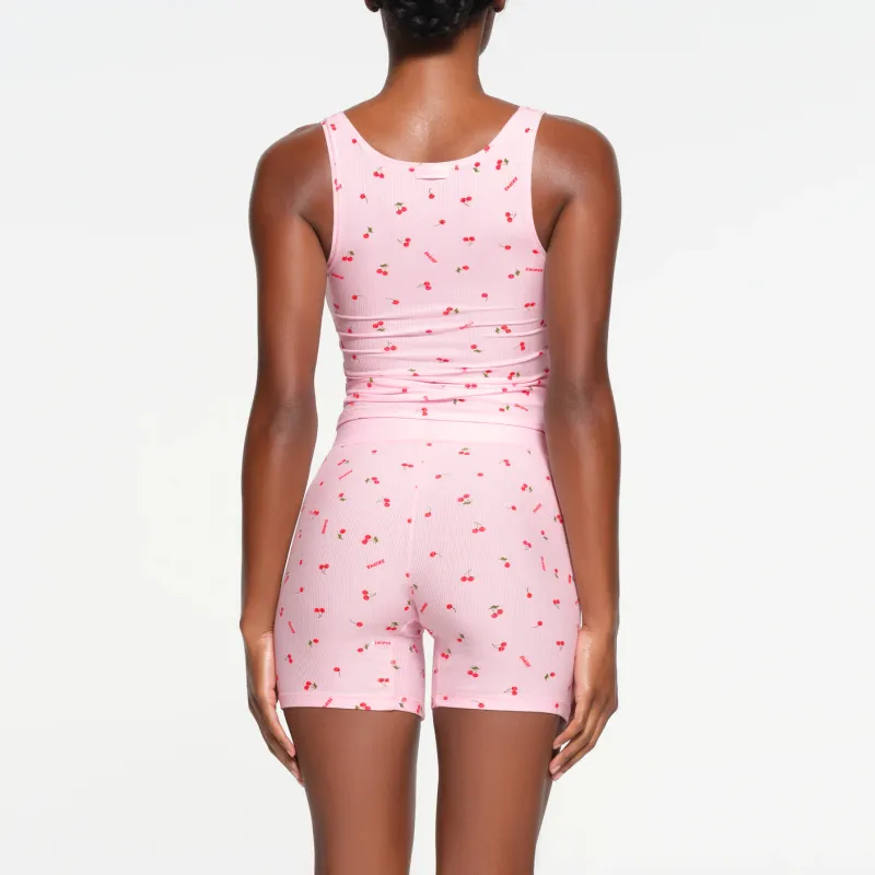 SKIMS Valentine's Day Collection Tank Tops Women's CHERRY BLOSSOM PRINT/Cherry Blossom Color-2