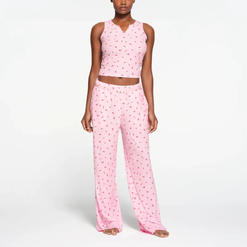 SKIMS Valentine's Day Collection Tank Tops Women's CHERRY BLOSSOM PRINT/Cherry Blossom Color-2