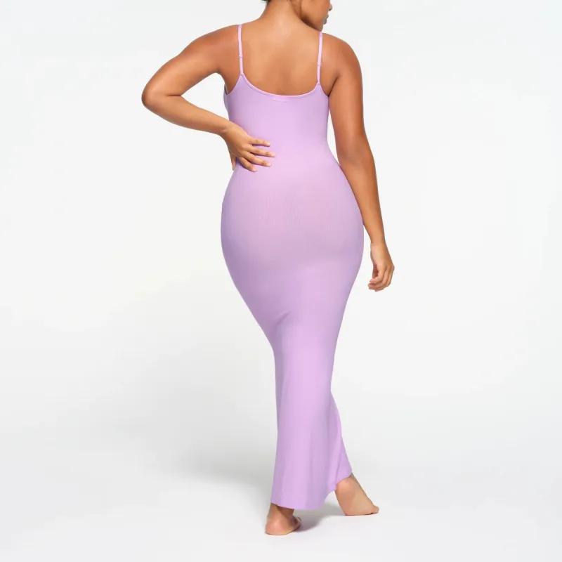 SKIMS Valentine's Day Collection SOFT LOUNGE LONG SLIP DRESS Slip Dress Women's SUGAR PLUM/Sugar Plum-2