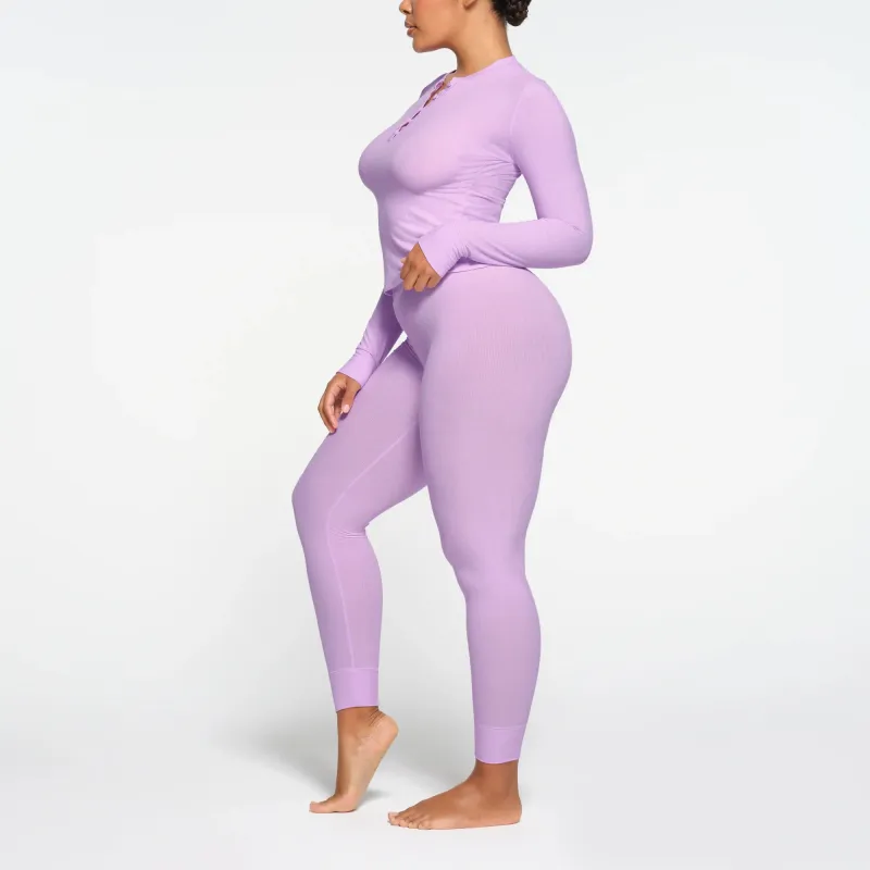 SKIMS Valentine's Day SOFT LOUNGE LEGGING Leggings Women's Sugar Plum/Sugar Plum-3