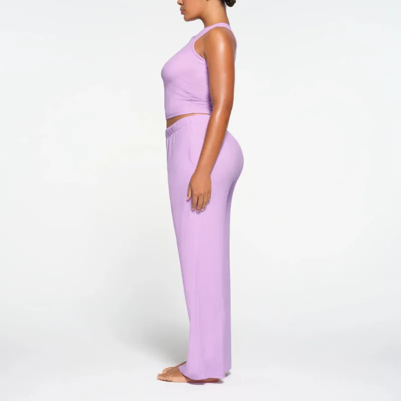 SKIMS Valentine's Day SOFT LOUNGE LOOSE PANT Casual Pants Women's Sugar Plum/Sugar Plum-3