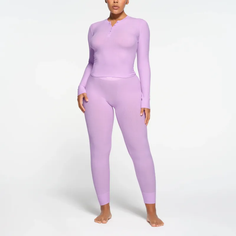 SKIMS Valentine's Day SOFT LOUNGE LEGGING Leggings Women's Sugar Plum/Sugar Plum-1