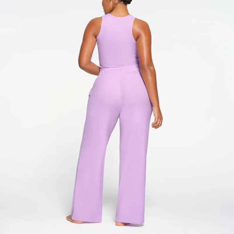 SKIMS Valentine's Day SOFT LOUNGE LOOSE PANT Casual Pants Women's Sugar Plum/Sugar Plum-2
