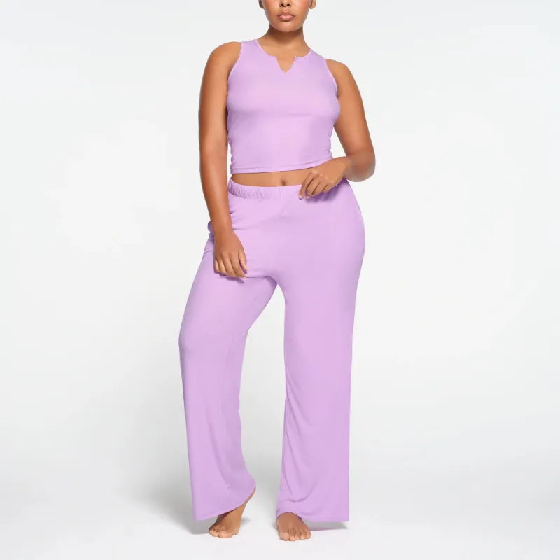 SKIMS Valentine's Day SOFT LOUNGE LOOSE PANT Casual Pants Women's Sugar Plum/Sugar Plum-1