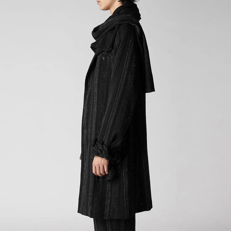 Yohji Yamamoto Coat Men's Black-5
