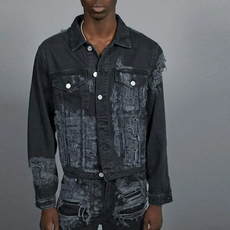 FRAME SS24 Denim Jacket Men's Dark Gray-2