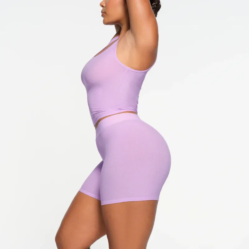 SKIMS Valentine's Day SOFT LOUNGE BOXER Underpants Women's Sugar Plum/Sugar Plum-3