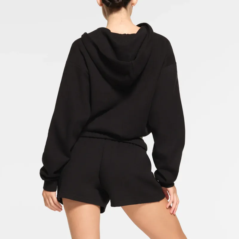 SKIMS COTTON FLEECE CLASSIC SHORT Casual Shorts Women's ONYX/Onyx-1