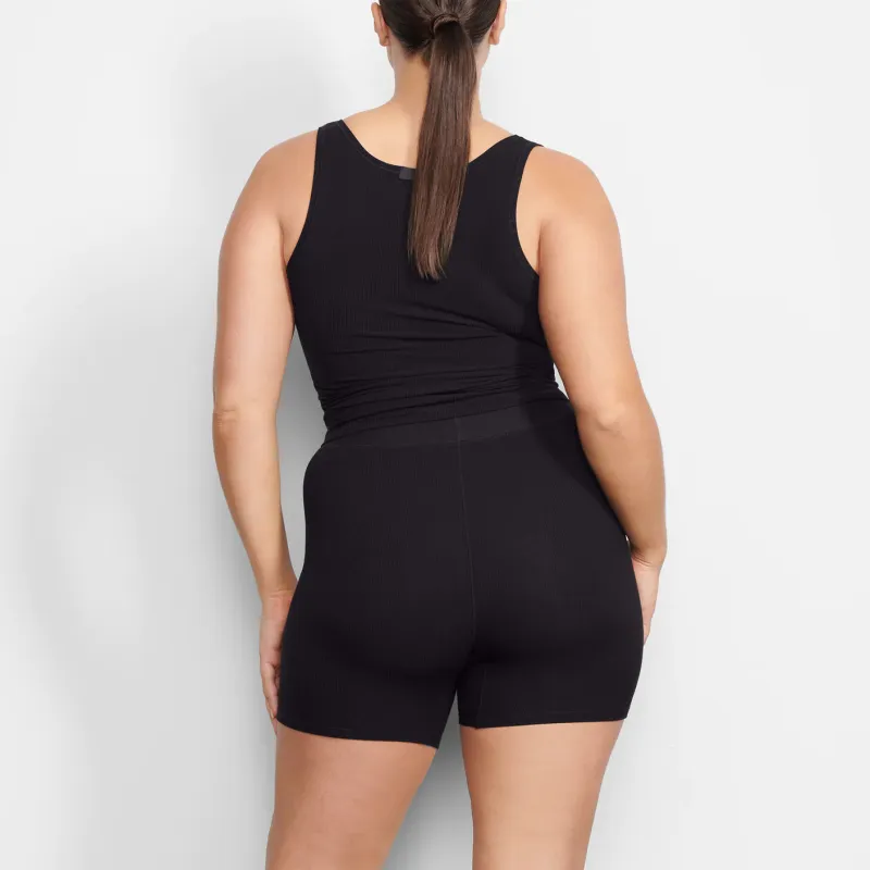SKIMS SOFT LOUNGE BOXER Underpants Women's ONYX/Onyx-2