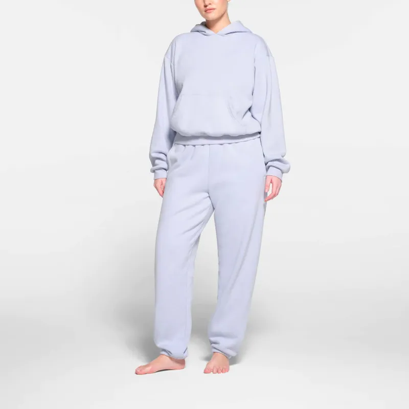SKIMS COTTON FLEECE CLASSIC HOODIE Sweatshirt Women's PERIWINKLE/Periwinkle-1