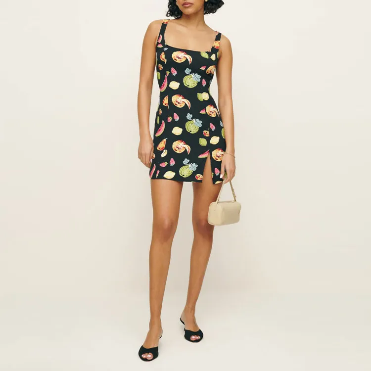 REFORMATION Noha Dress Slip Dresses Women's Multicolor-1