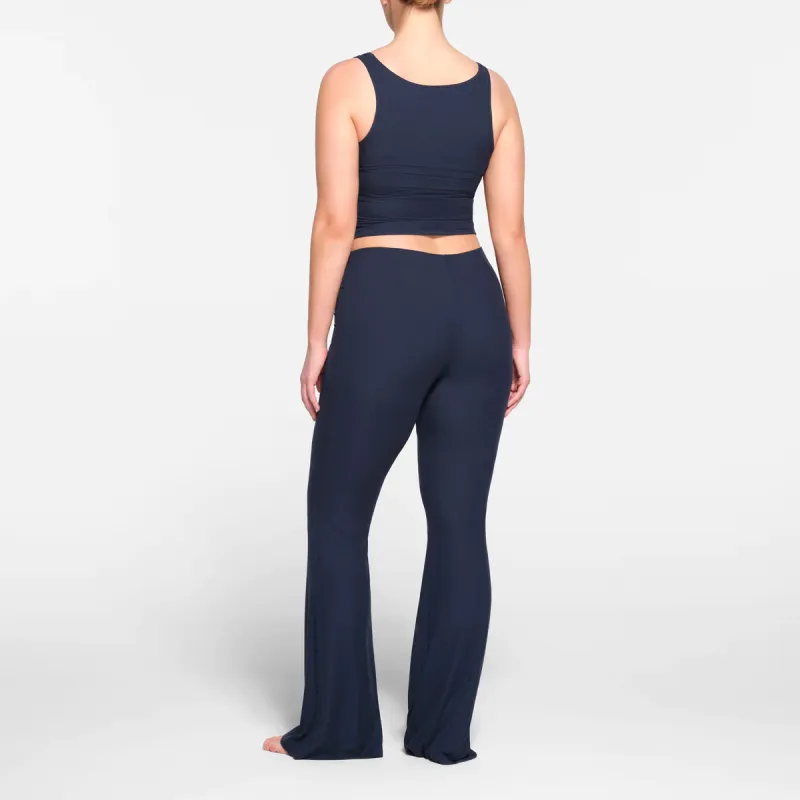 SKIMS SOFT LOUNGE RUCHED PANT Casual Pants Women's NAVY/Marine Blue-2