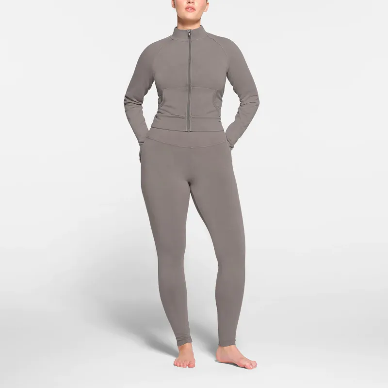 SKIMS OUTDOOR HIGH-WAISTED LEGGING Leggings Women's SMOKE/Smoke Gray-2