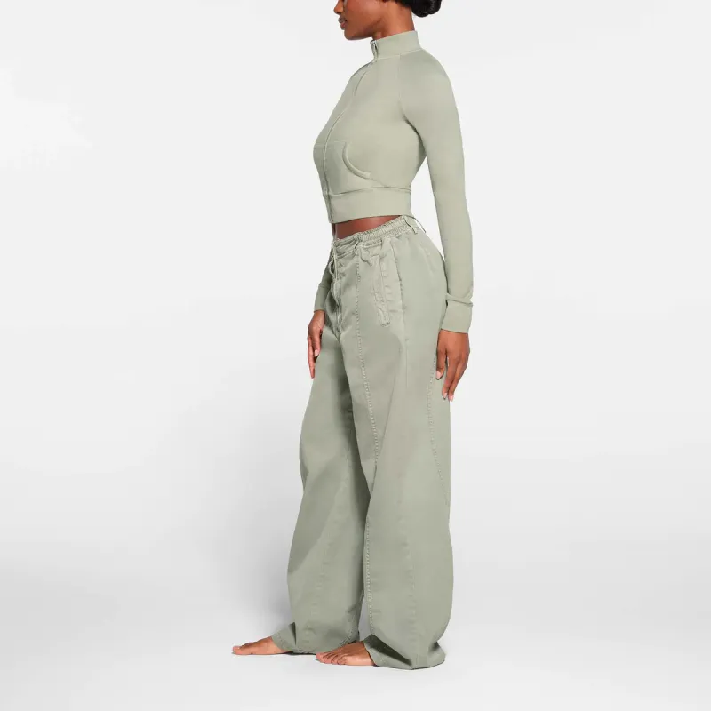 SKIMS OUTDOOR WOVEN PANT Casual Pants Women's MINERAL/Mineral-3